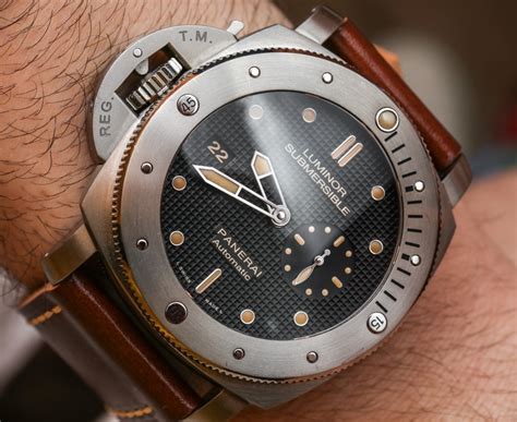 panerai titanium bezel review.